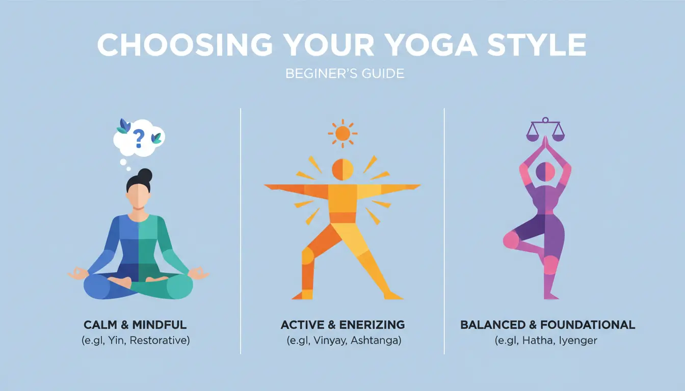 image showing various yoga styles